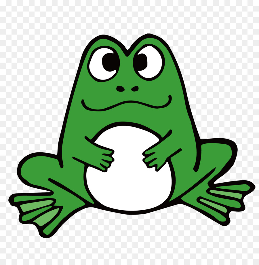 900x920 Amphibian Frog Cartoon