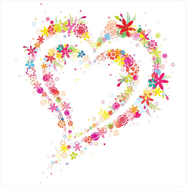 650x650 Cute Flower Heart Vector Graphics Download Cosas Que Adoro