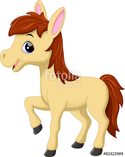 399x500 Cute Horse Cartoon Stock Image And Royalty Free Vector Files On