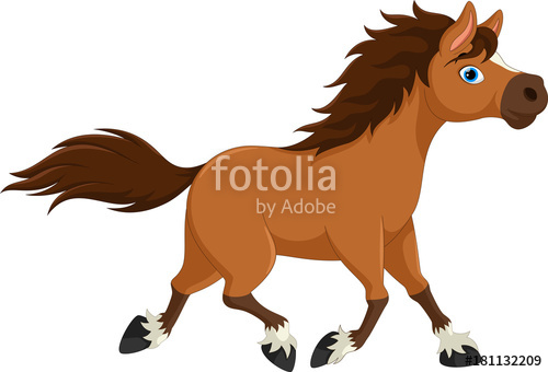500x340 Cute Horse Cartoon Running Stock Image And Royalty Free Vector