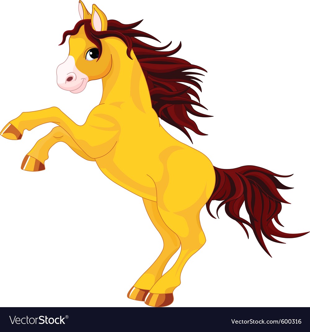 1000x1069 Cartoon Horse
