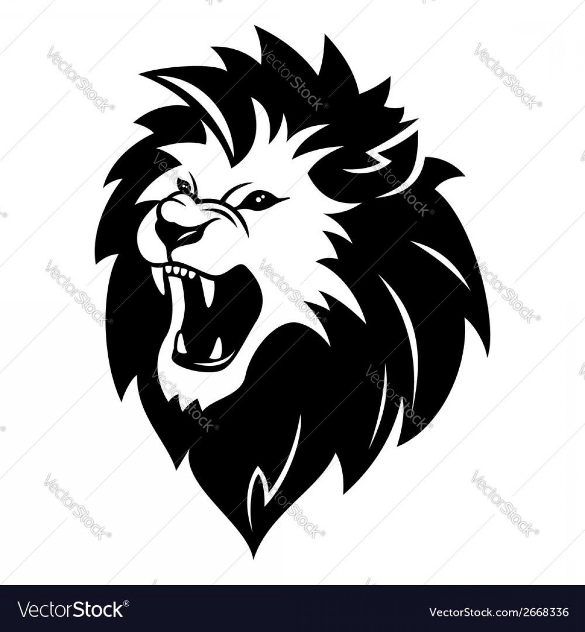 1200x1296 Cute Top Tribal Lion Vector Image Arenawp