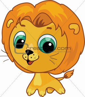 300x340 Image 3916895 Cute Lion Vector Cartoon Illustration From Crestock