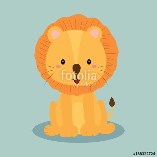 Cute Lion Vector at GetDrawings | Free download