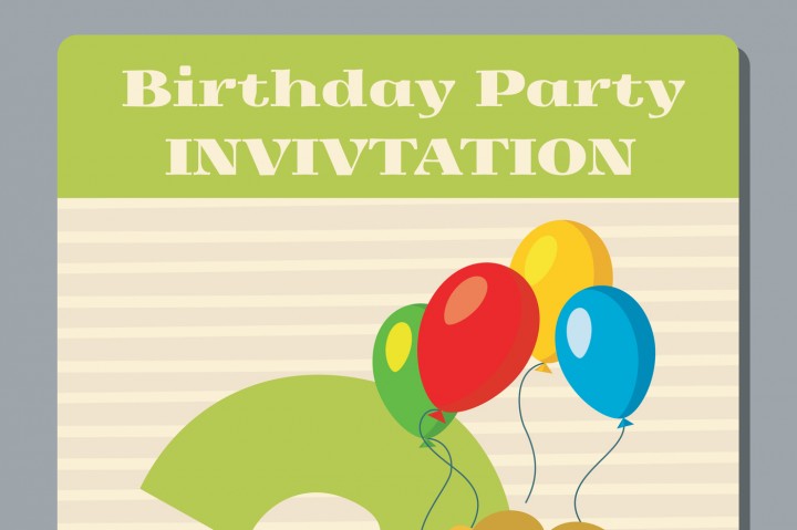 720x479 Birthday Holiday Greeting And Invitation With Cute Lion Vector