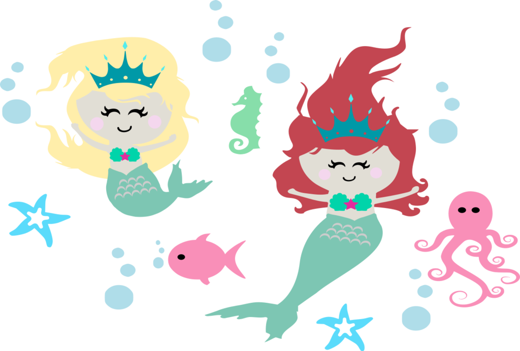 Cute Mermaid Vector