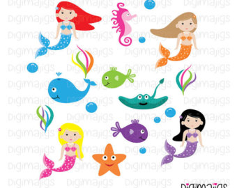 340x270 Seahorse Clipart Mermaid