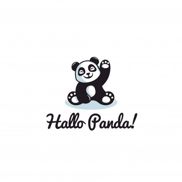 626x626 Hello Panda Vector Premium Download