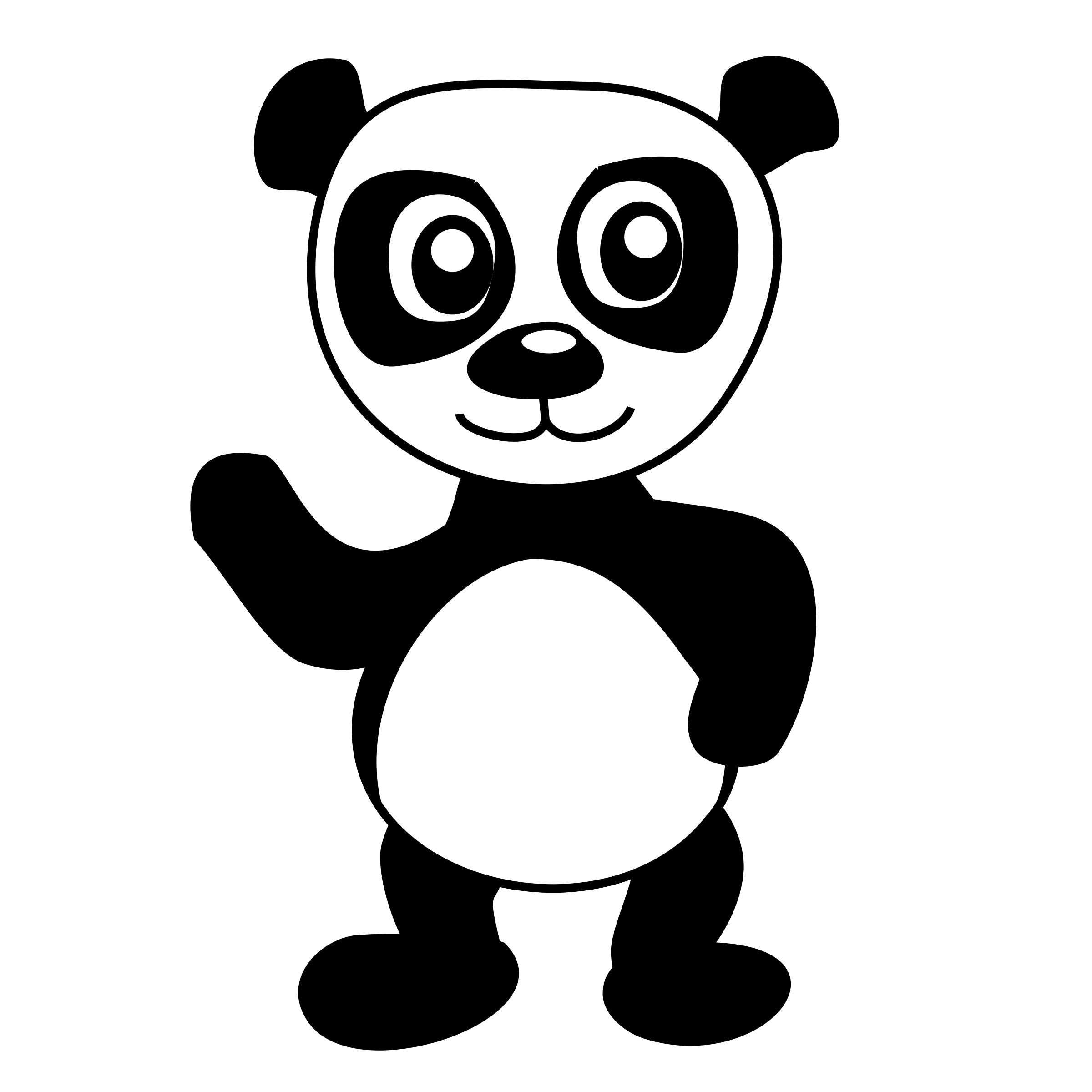 2400x2400 Collection Of Free Panda Vector Realistic. Download On Ubisafe