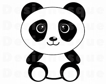 340x270 Panda Vector Etsy