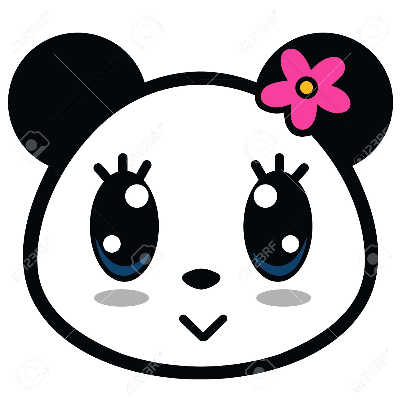 1300x1300 Cute Panda Cartoon Vector 16629792 10