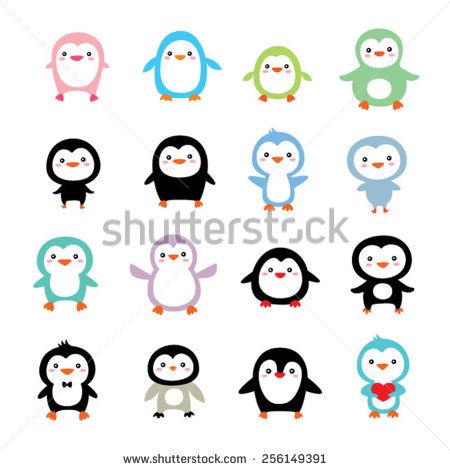 450x470 Cute Penguin Vector Leoluca Gelato Penguins