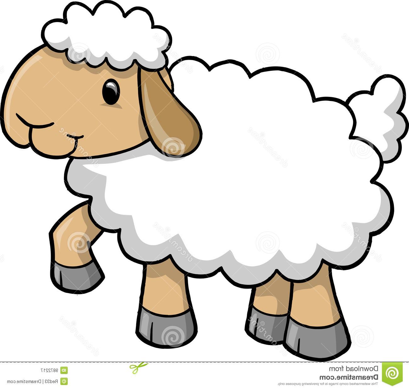 1300x1240 Top Cute Sheep Vector Library