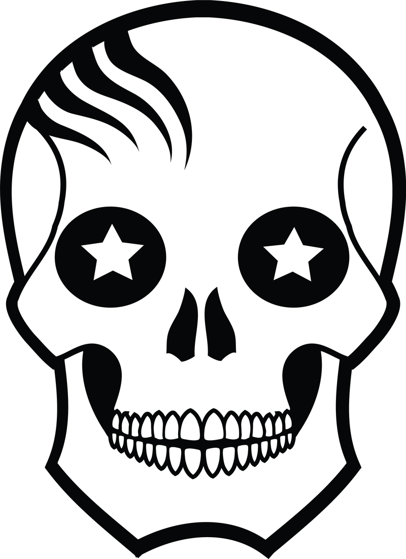 800x1101 Cute Skull Vector Alternative