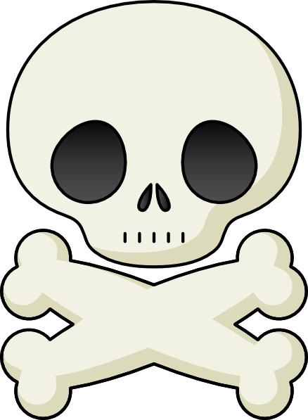 438x597 Cute Skull Clip Art Free Vector In Open Office Drawing Svg ( .svg