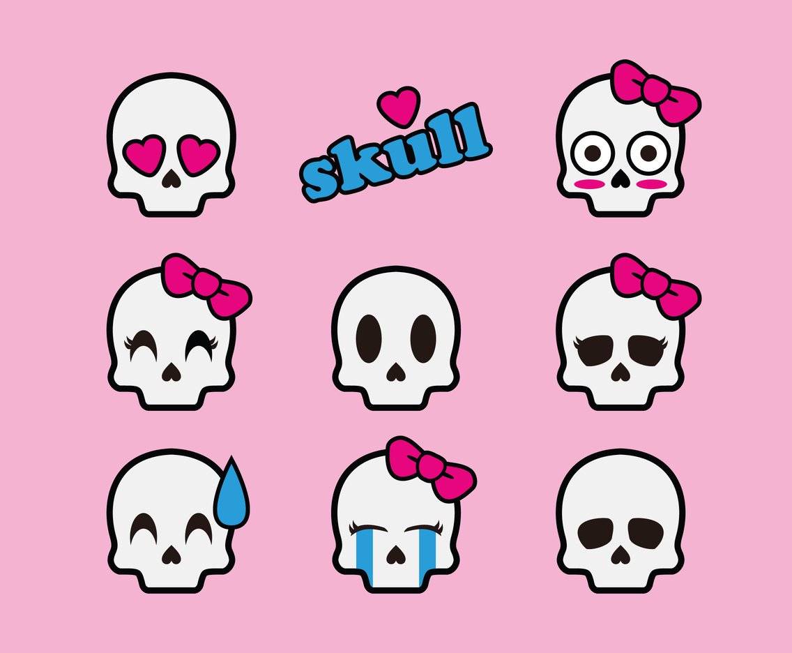 1136x936 Cute Cartoon Skull Vector Vector Art Amp Graphics