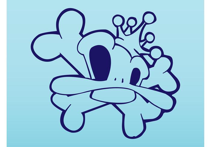 700x490 Cute Skull Vector