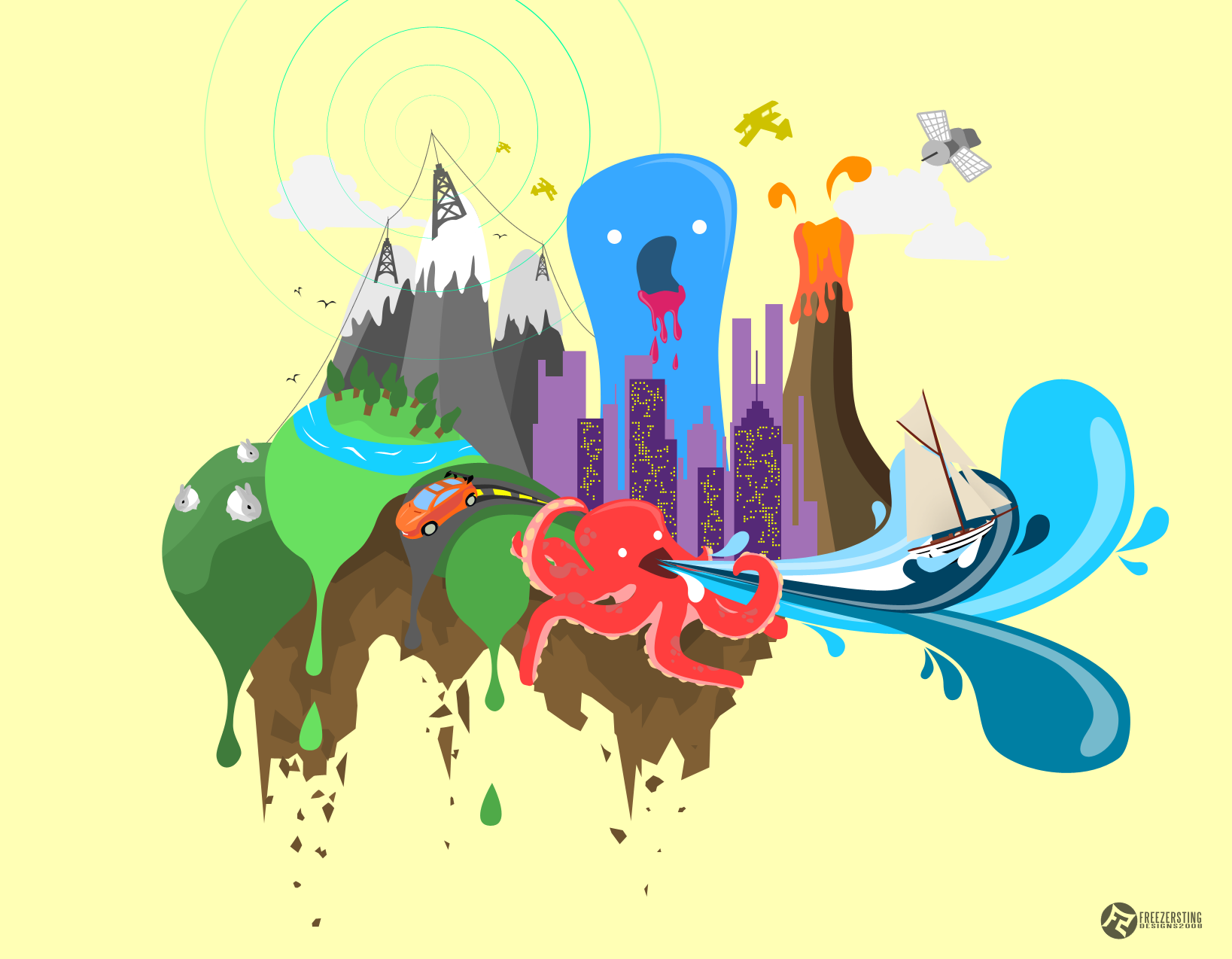 1637x1274 15 Cute Vector Scenes