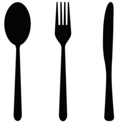 237x250 Cutlery Stock Vector