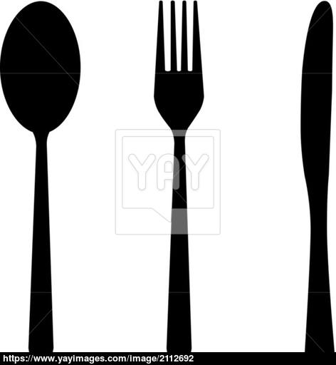 472x512 Cutlery Vector