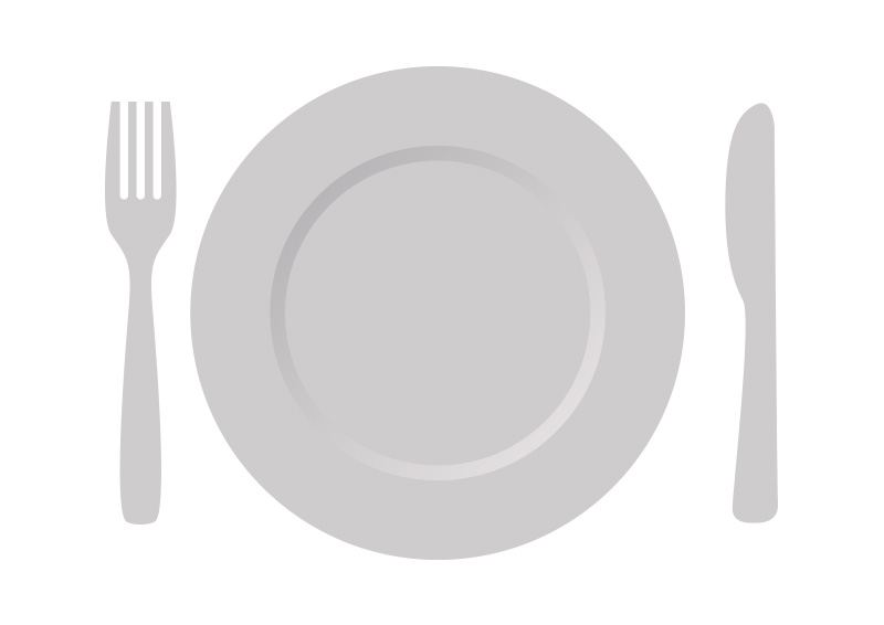 800x566 Plate With Cutlery Free Vector