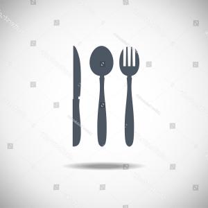 300x300 Restaurant Menu Symbol Logo Cutlery Vector Orangiausa