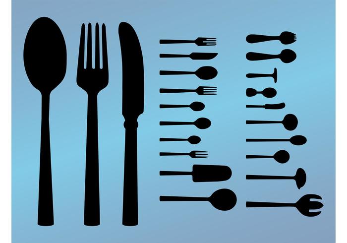 700x490 Cutlery Vectors