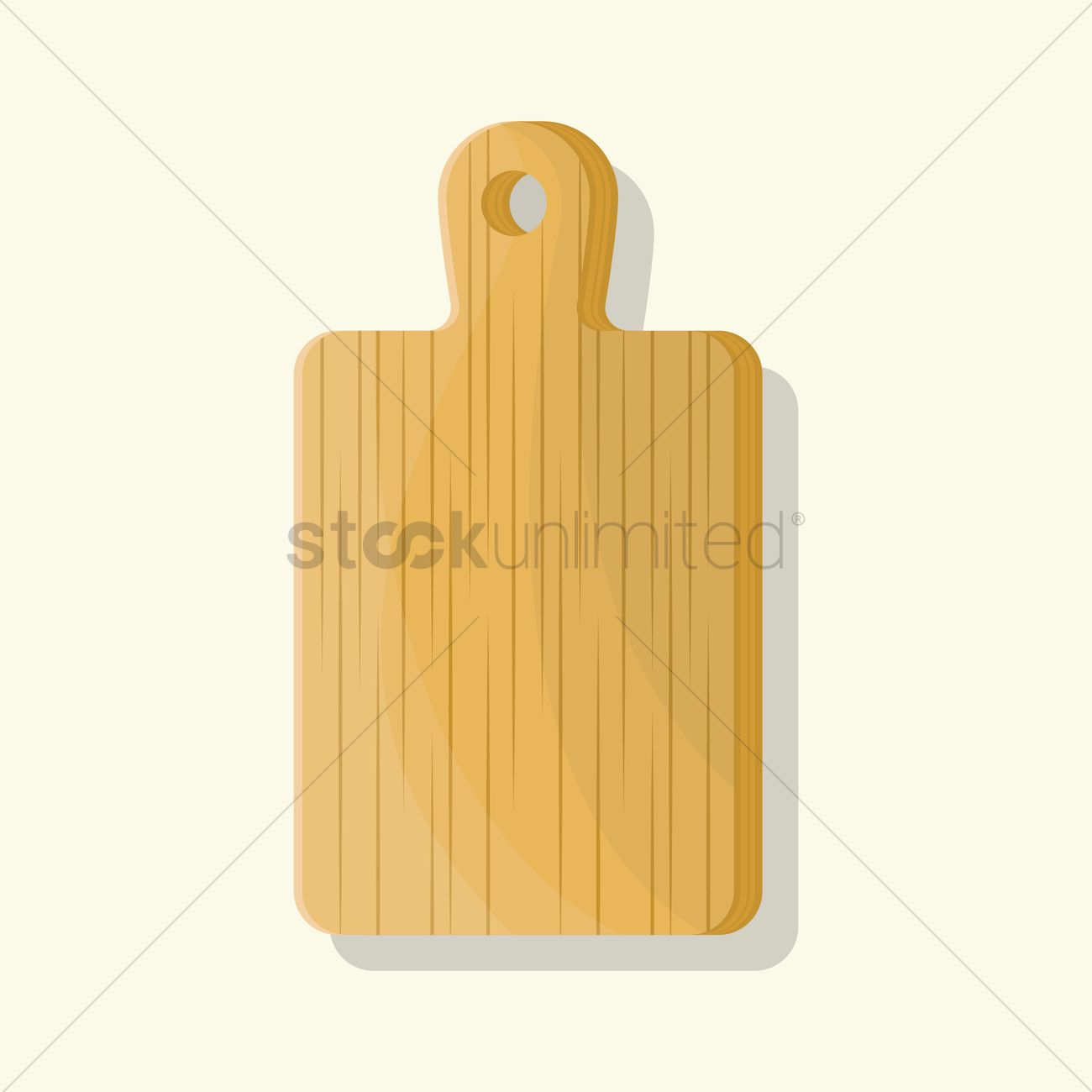 1300x1300 Cutting Board Vector Image