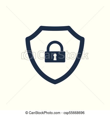 450x470 Cyber Security Vector Icon. Vector Icon.