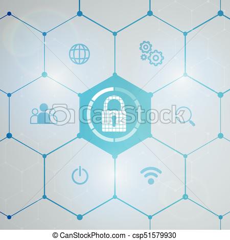 450x470 Cybersecurity And Information Network Protection. Future Cyber