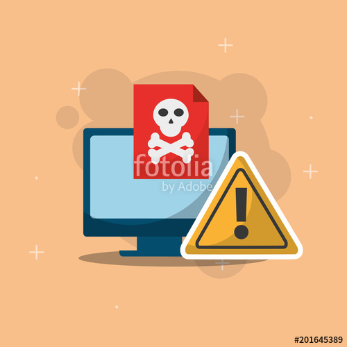 500x500 Computer Technology Danger Spam Virus Cyber Security Vector
