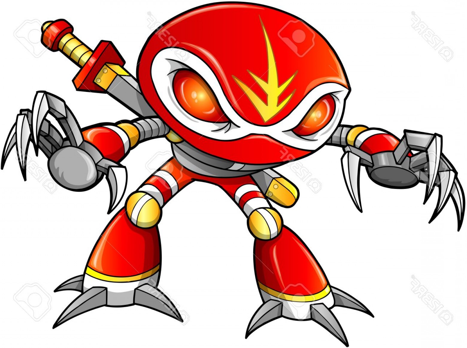 1560x1162 Photowarrior Ninja Soldier Robot Cyborg Vector Lazttweet