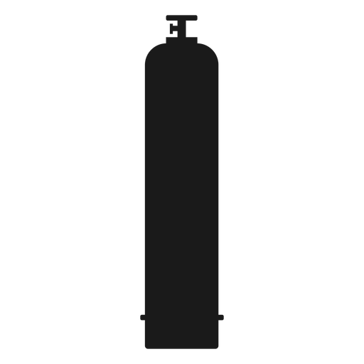 512x512 High Pressure Gas Cylinder Silhouette