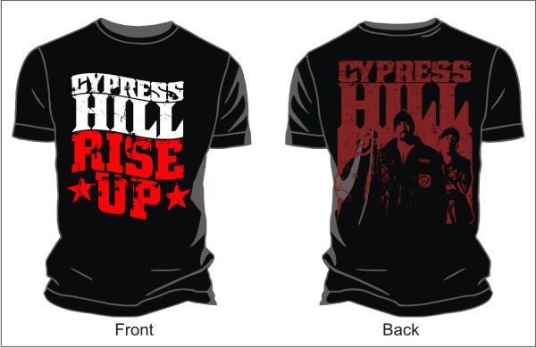 600x390 Cypress Hill Rise Up Vector T Shirts