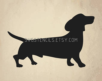 340x270 Dachshund Clip Art Etsy