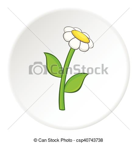 450x470 Daisy Icon, Cartoon Style. Daisy Icon. Cartoon Illustration Of