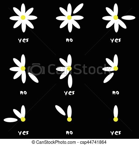 450x470 Flower Love Nature Remove No Yes Daisy. Scalable Vectorial Image