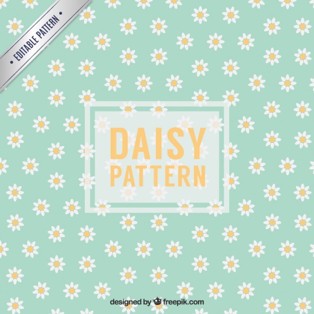 626x626 Daisy Pattern Vector Free Download