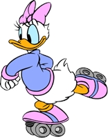 156x200 Daisy Duck Logo Vector (.eps) Free Download