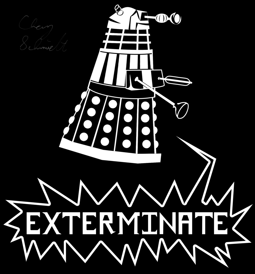1024x1099 Dalek Shirt Vector By Chazschmidt