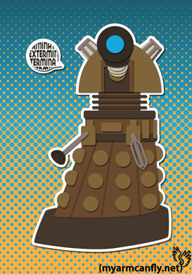280x400 Daleks Of The Day Dalek Vector