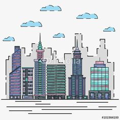 236x236 Dallas Skyline In Orange Background In Editable Vector File