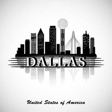 368x368 Vector Dallas Skyline Free Vector Download (114 Free Vector) For