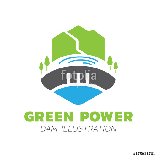 500x500 Dam Vector Illustration Stock Image And Royalty Free Vector Files