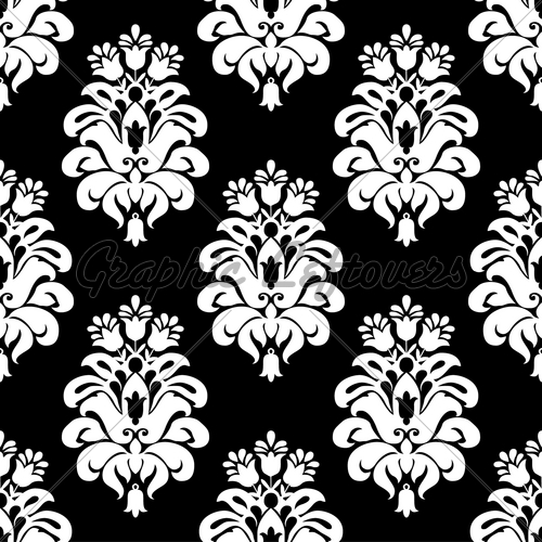 500x500 Vector Damask Pattern Gl Stock Images