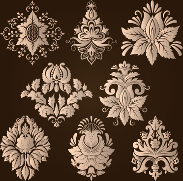372x368 Free Damask Vector Free Vector Download (134 Free Vector) For