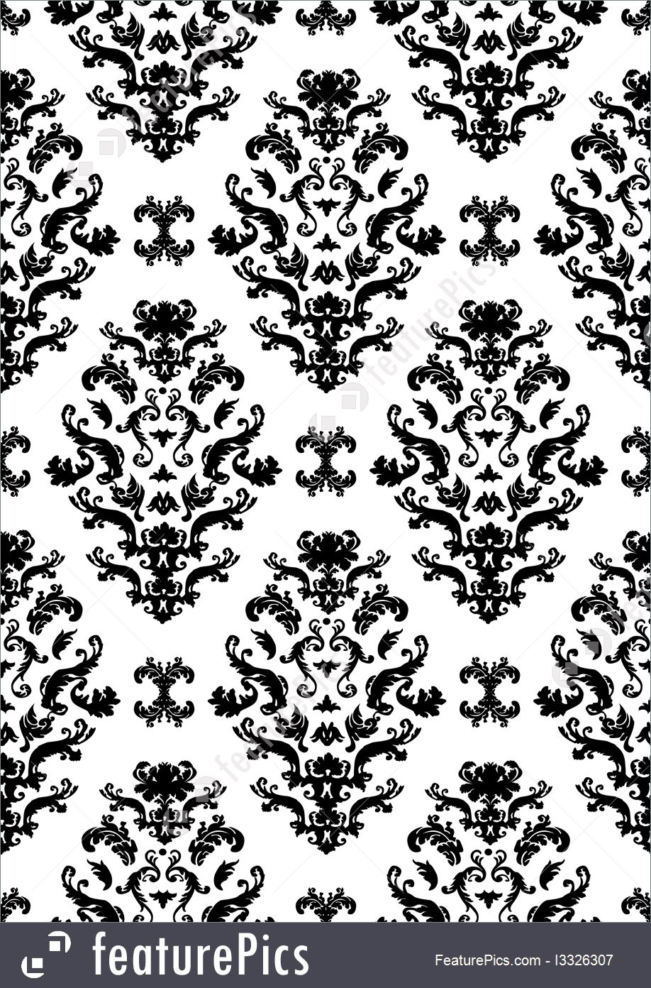 Damask Vector at GetDrawings | Free download