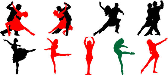 557x249 Dance Of Dancing People Vector Free Vector Download In .ai, .eps