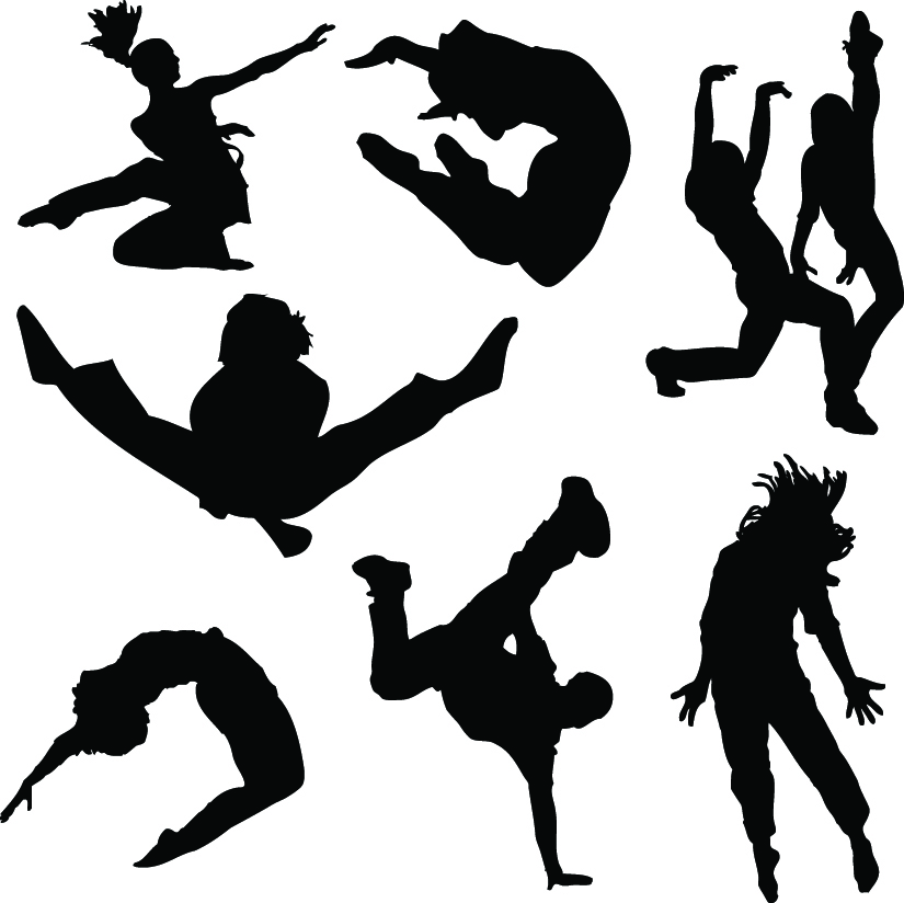 825x824 Dancing People Vector Free Vector 4vector