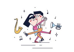 286x200 Dance Free Vector Art